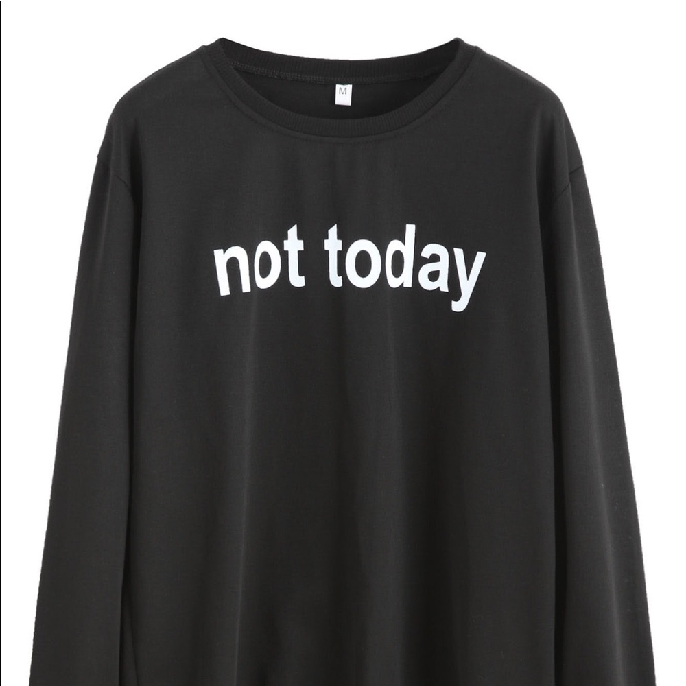 Slogan print casual shirt